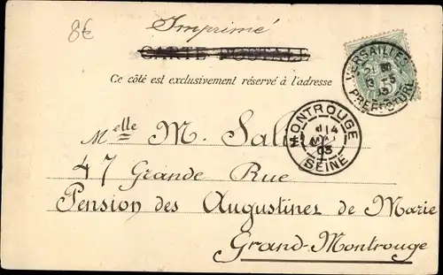 Ak Paris XIV, Parc Montsouris, das Observatorium