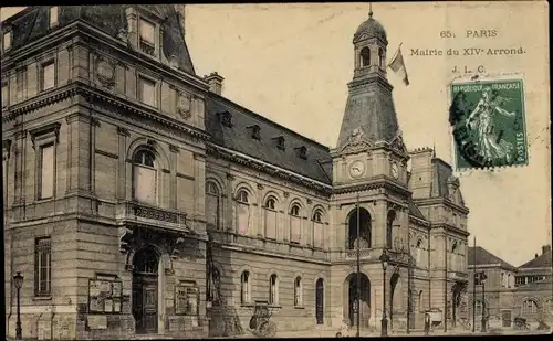 Ak Observatorium Paris XIV, Rathaus