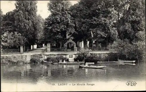 Ak Lagny Seine et Marne, Das Moulin Rouge