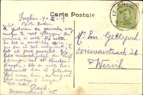 Ak Izegem Iseghem Westflandern, Schloss