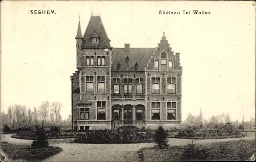 Ak Izegem Westflandern, Schloss Ter Wallen