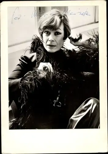Ak Schauspielerin Eva Maria Meineke, Autogramm, Portrait