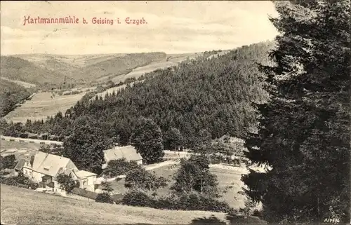 Ak Geising Altenberg im Erzgebirge, Hartmannmühle