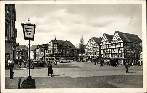 Ak Soest Nordrhein Westfalen, Laterne Union Bier, Markt