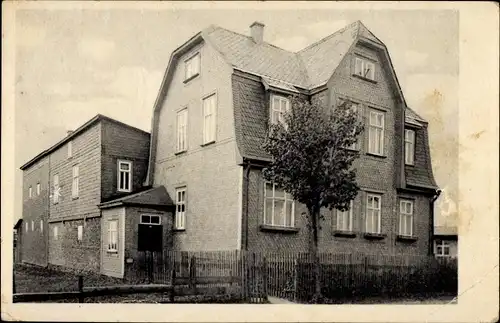 Ak Neustadt am Rennsteig Großbreitenbach in Thüringen, Haus Edelweiß