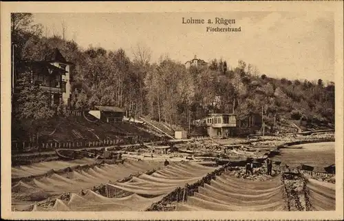 Ak Lohme auf Rügen, Fischerstrand