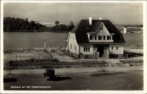 Ak Werdau in Sachsen, Seehaus an der Kobertalsperre