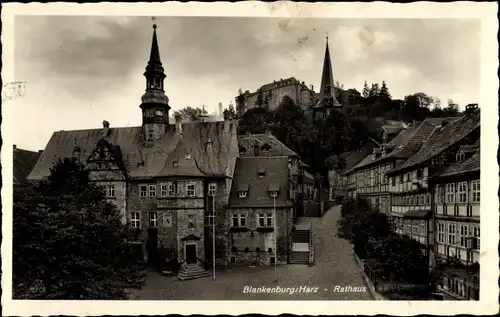 AK Blankenburg im Harz, Rathaus