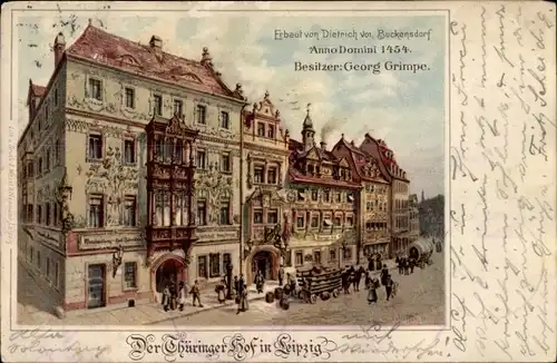 Litho Leipzig in Sachsen, Der Thüringer Hof, Inh. Georg Grimpe