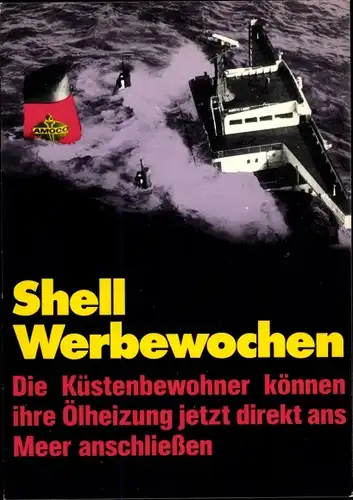 Künstler Ak Staeck, Klaus, Ölpest, Shell Werbewochen