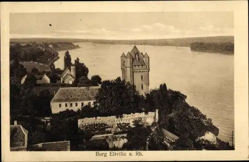 Ak Eltville am Rhein Hessen, Burg