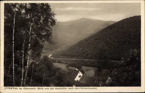 Ak Gaimühle Eberbach am Neckar Odenwald, Katzenbuckel, Ittertal