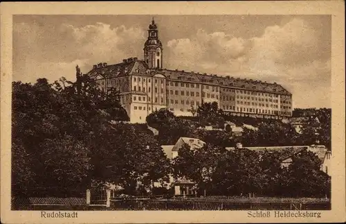 Ak Rudolstadt in Thüringen, Schloss Heidecksburg