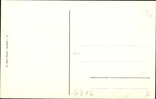 Ak Laubach in Hessen, Schloss Solms-Laubach