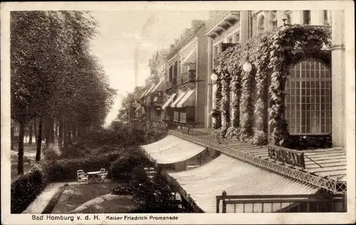 Ak Bad Homburg vor der Höhe Hessen, Kaiser Friedrich Promenade