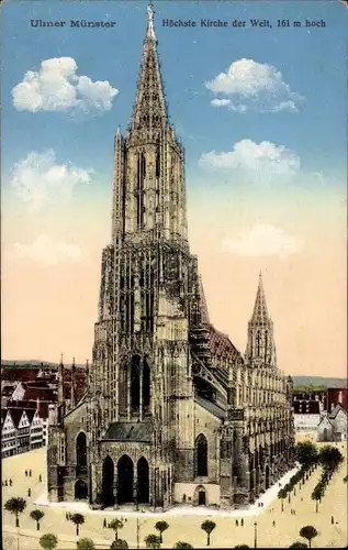 Ak Ulm an der Donau, Münster