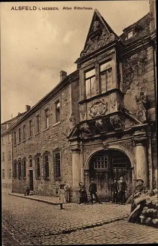 Ak Alsfeld in Hessen, Altes Ritterhaus