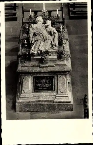 Ak Steinfeld Kall in der Eifel, Kloster, Hermann-Josef-Grab