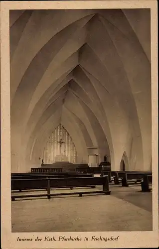 Ak Frielingsdorf, Inneres der Katholischen Pfarrkirche