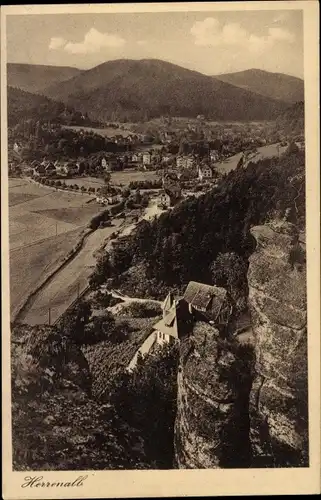 Ak Bad Herrenalb im Schwarzwald, Panorama