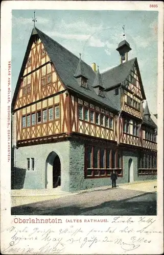 Ak Oberlahnstein Lahnstein am Rhein, altes Rathaus