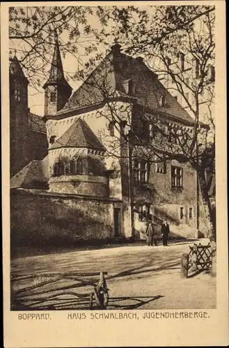 Ak Boppard am Rhein, Haus Schwalbach, Jugendherberge