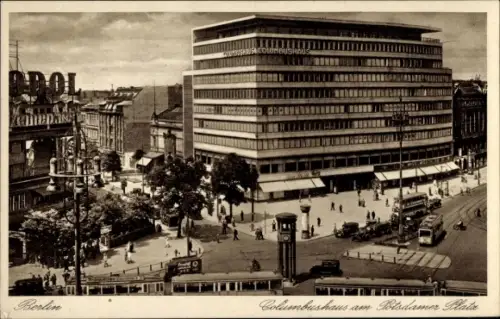 Ak Berlin Mitte, Tiergarten, Columbushaus, Potsdamer Platz