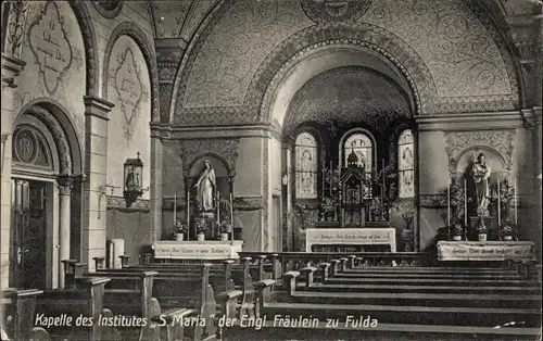 Ak Fulda in Hessen, Kapelle des Institutes S. Maria der Engl. Fräulein