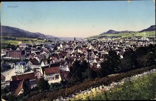 Ak Ebingen Albstadt in Württemberg, Gesamtansicht