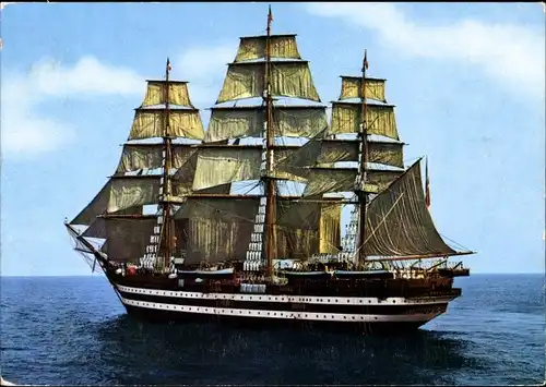 Ak Segelschiff A. Vespucci