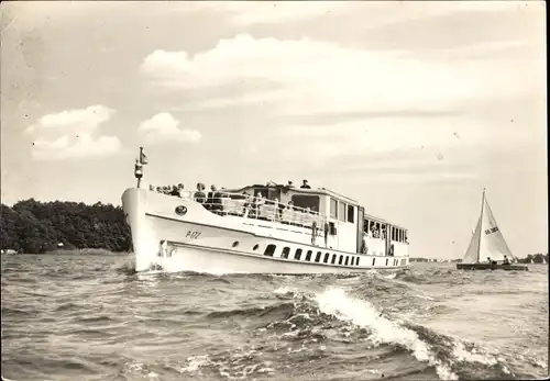 Ak Weiße Flotte Berlin, Fahrgastschiff MS Friedenswacht