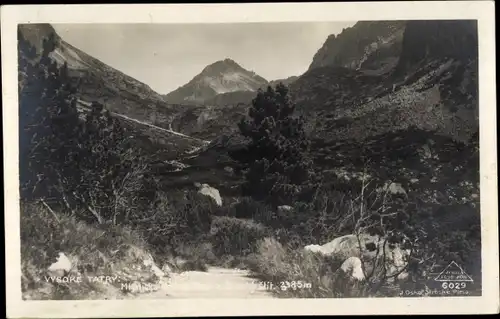 Foto Ak Vysoké Tatry Hohe Tatra Slowakei, Panorama