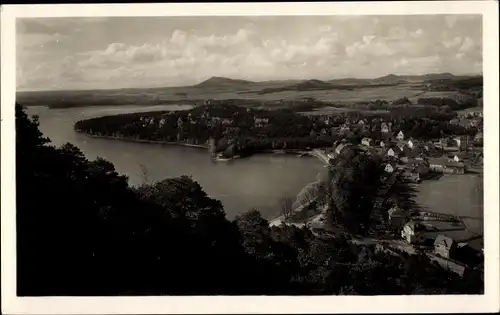 Ak Doksy Hirschberg am See Reg. Reichenberg, Panorama, Thammühl