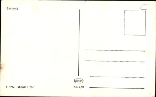 Ak Bechyně Bechin Südböhmen, Panorama
