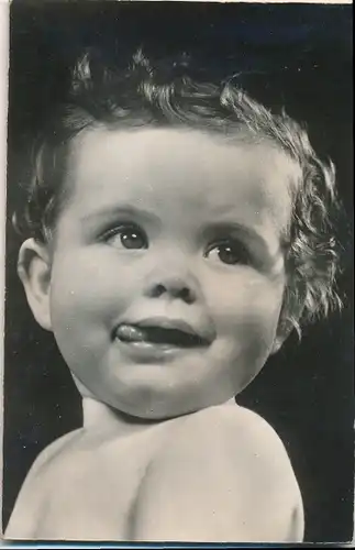 Quietsch Ak Kind-Portrait, Baby