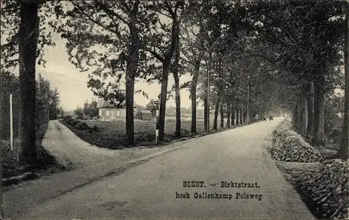 Ak Soest Utrecht Niederlande, Birkstraat, Ecke Gallenkamp Pelsweg