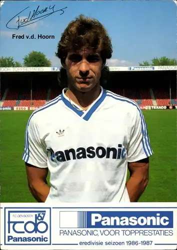 Autogrammkarte Fußballspieler Fred v.d. Hoorn