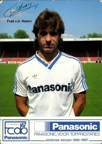 Autogrammkarte Fußballspieler Fred v.d. Hoorn