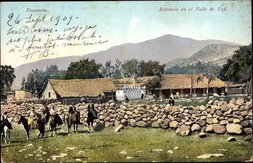 Ak Tucumán Argentinien, Estancia en el Valle de Tafi