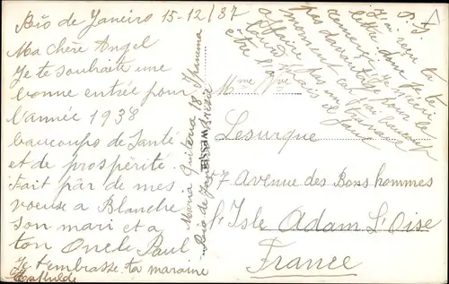 Ak Rio de Janeiro Brasilien, Gesamtansicht