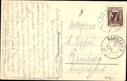 Ak Ebbs in Tirol, Gasthof zur Post