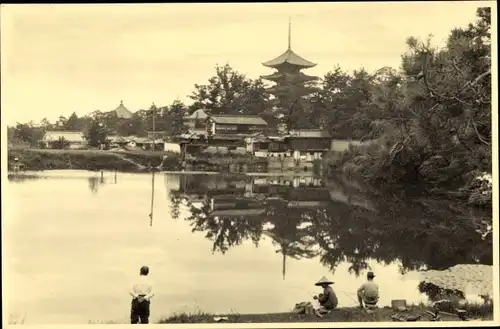 Foto Nara Präfektur Nara Japan, fünfstöckige Pagode