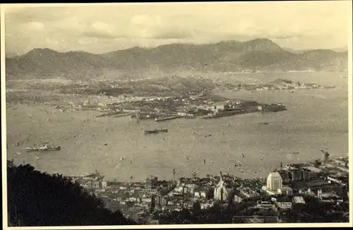 Foto Victoria Viktoria Kamerun, Hafen und Kowloon vom Peak