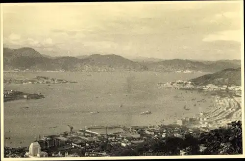 Foto Victoria Viktoria Kamerun, Ort mit Hafen, rechts