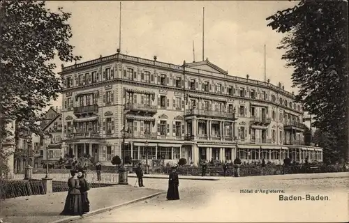 Ak Baden Baden am Schwarzwald, Hôtel d'Angleterre