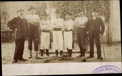 Foto Ak Kloster Zinna Jüterbog in Brandenburg, Turner, Gruppenaufnahme