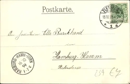 Ak Flensburg in Schleswig Holstein, Pensionat der Diakonissenanstalt