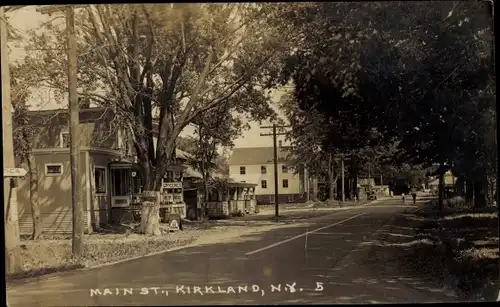 Foto Ak Kirkland New York State USA, Main Street
