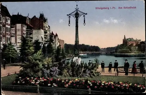 Ak Kaliningrad Königsberg Ostpreußen, Schlossteich