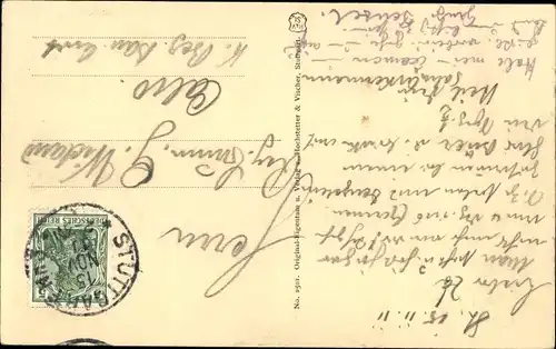 Ak Stuttgart in Württemberg, Schlossplatz